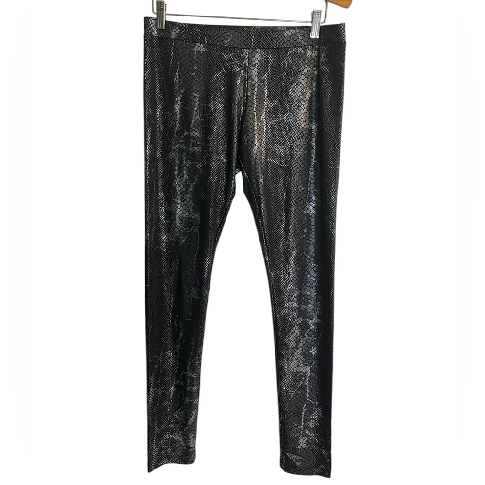 DKNY jeans faux leather leggings size M